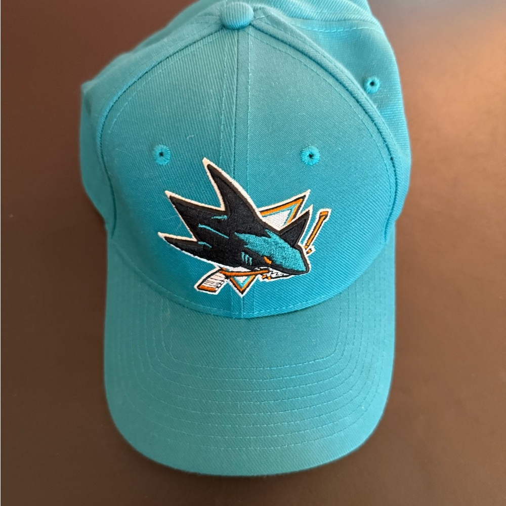 San Jose Sharks Teal Adjustable Hat – Fanatics NHL Hockey Cap